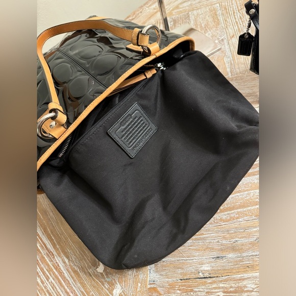 - Coach Patent leather shoulder purse with wristlet bundle! - Picture 13 of 16